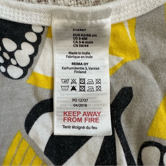 Reima Acorn Print Romper | 62/68 - Picture 6 of 6